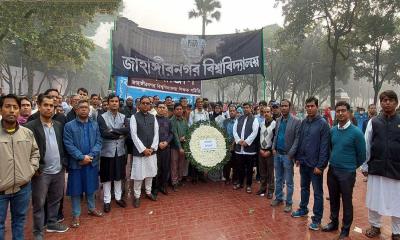 বুদ্ধিজীবী স্মৃতিসৌধে জাবি উপাচার্যের শ্রদ্ধা নিবেদন