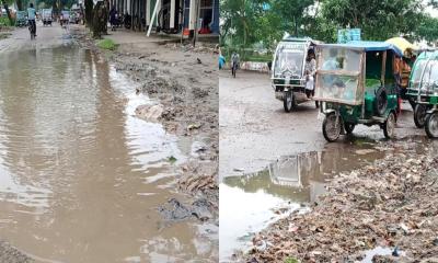 নান্দাইলে ড্রেনেজ ব্যবস্থার বেহাল দশা, বাড়ছে জলাবদ্ধতা-ভোগান্তি