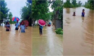 আবারও ফেনীর দুই উপজেলার সাড়ে ১৩ হাজার পরিবার পানিবন্দি