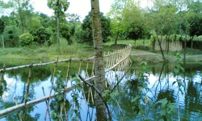 বাঁশের সাঁকোতে ঝুলছিল সৌদি প্রবাসীর লাশ