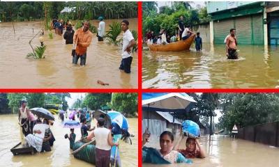 দেশের ১১ জেলায় বন্যা : মৃত্যু বেড়ে ৩১