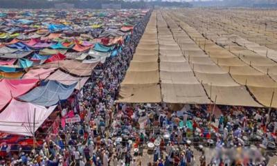 বিশ্ব ইজতেমায় জুমার নামাজে লাখো মুসল্লির ঢল