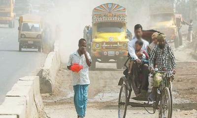 ছুটির দিনে ঢাকার বাতাস ‘অস্বাস্থ্যকর’