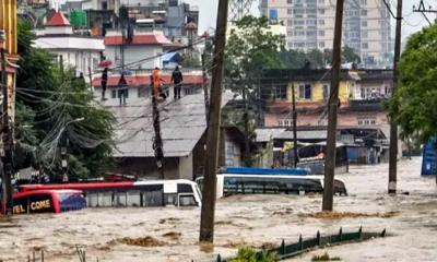 নেপালে ভারী বৃষ্টিপাত, বন্যা-ভূমিধসে নিহত ১১২