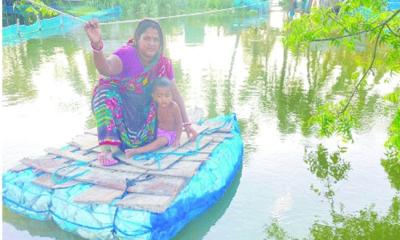 আশাশুনিতে পানিবন্দি পাঁচ হাজার পরিবার