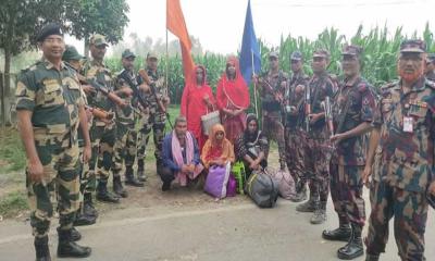 দহগ্রাম সীমান্ত দিয়ে পাঁচ বাংলাদেশিকে ফেরত দিলো বিএসএফ