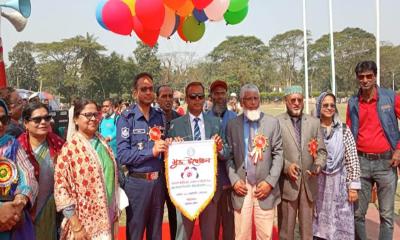 বরিশালে জেলা পর্যায়ের ক্রীড়া প্রতিযোগিতার উদ্বোধন