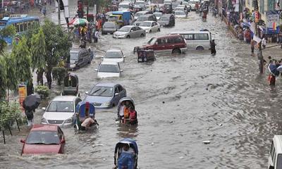 জলাবদ্ধতায় নাকাল নগরজীবন