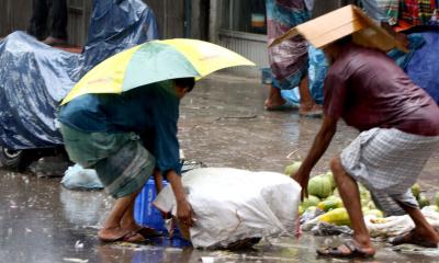 টানা কয়েক দিন বজ্রসহ বৃষ্টির সম্ভাবনা