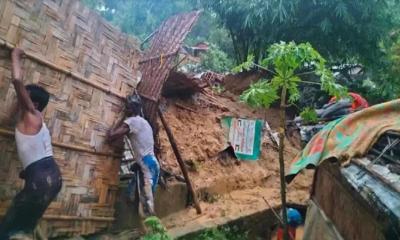 কক্সবাজারে পাহাড় ধসে প্রাণ গেল দুই পরিবারের ৬ জনের