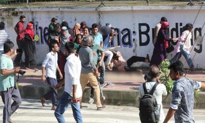 ছাত্রলীগ-কোটাবিরোধীদের সংঘর্ষ: আহত অন্তত ৫০