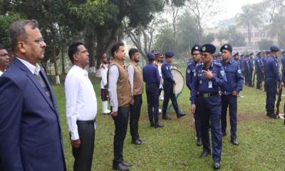 হবিগঞ্জে পুলিশের মাস্টার প্যারেড, কল্যাণ ও অপরাধ সভা অনুষ্ঠিত