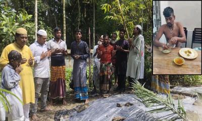 বাবা-মায়ের কবরের পাশে চিরনিদ্রায় শা‌য়িত হলেন তোফাজ্জল