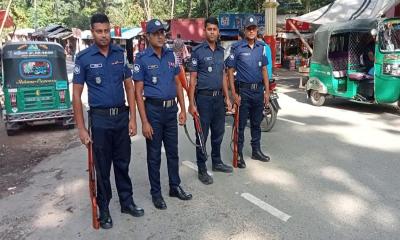 আইনশৃঙ্খলা রক্ষায় কার্যক্রম চালিয়ে যাচ্ছে কাপ্তাই থানা পুলিশ