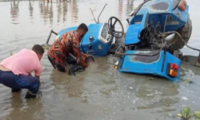 কলমাকান্দায় লরি উল্টে চালক নিহত