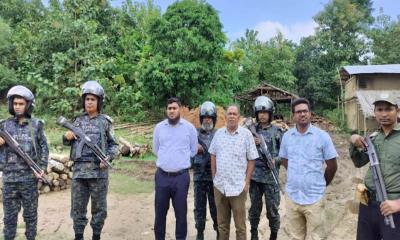 লংগদুতে অবৈধ করাতলে ভ্রাম্যমাণ আদালতের অর্থদণ্ড