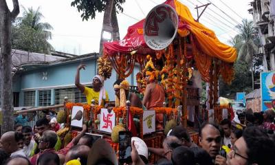 মাগুরায় শ্রী শ্রী জগন্নাথ দেবের রথযাত্রা অনুষ্ঠিত