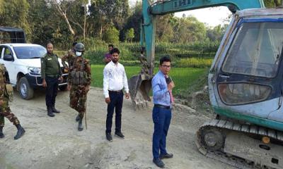 ইউএনওর অভিযানে পালালো বালু খেকোরা, জব্দ খননযন্ত্র ও যানবাহন