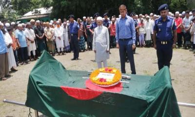 নাগরপুরে বীর মুক্তিযোদ্ধা হাবিবুর রহমানের দাফন সম্পন্ন