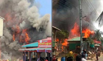 সাড়ে তিন ঘণ্টা পর নিয়ন্ত্রণে সাজেকের আগুন