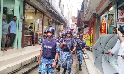 ভোলায় আইন-শৃঙ্খলা রক্ষায় কোস্টগার্ডের টহল জোরদার